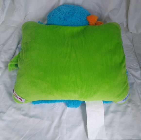 Pillow Pet Blue Bunny Rabbit with Yellow Ducky - Picture 6 of 10